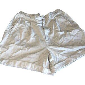 Dressbarn Womens Beige Cotton Shorts Size 20W